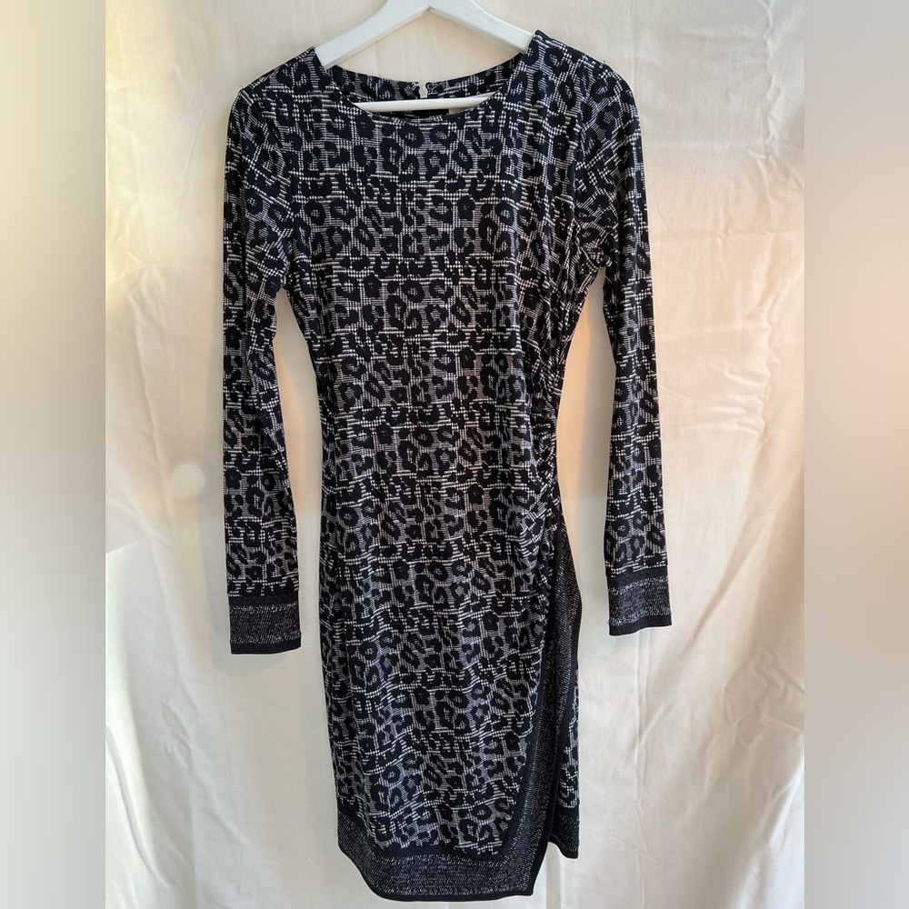 Michael Kors black leopard print dress